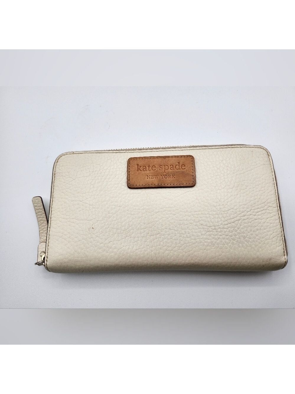 Kate Spade Cream and Tan Leather Accessory